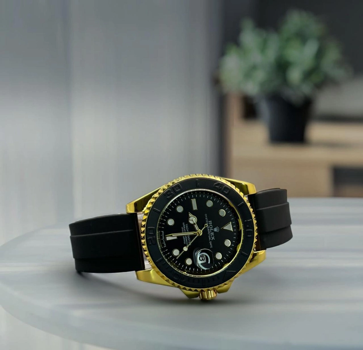 Rolex yacht master black band hotsell
