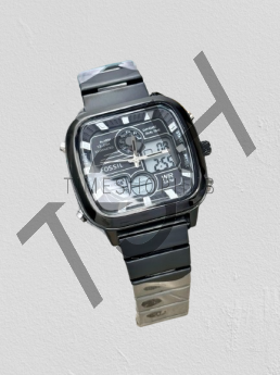 Fossil dual time square black dial (5A Quality)