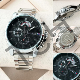TOMMY HILFIGER TH model with black round dial (7A Quality)