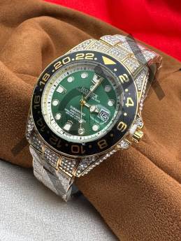 Rolex round green-gold dial diamond (5A Quality)