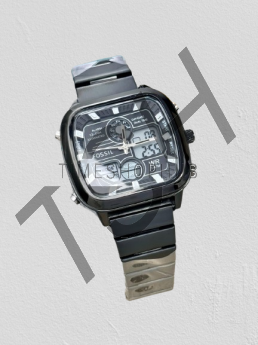 Fossil dual time square black dial (5A Quality)