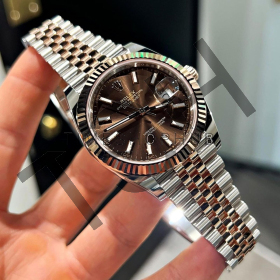 Rolex oyster-perpetual brown steel dial (7AA Qaulity)
