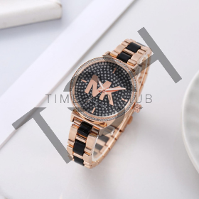 MK round black diamond dial (5A Quality)